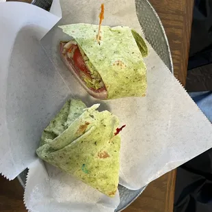 Italian with spinach wrap