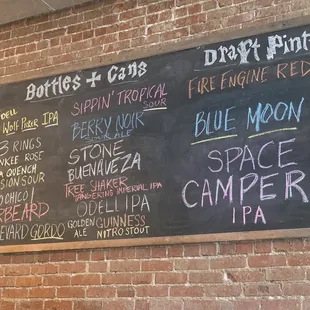 the menu