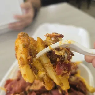 Hands down the best Chili Cheese Fries with Pastrami.