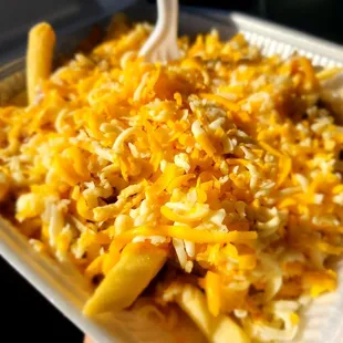 Chili cheese fries extra cheese