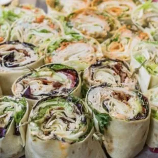 Wraps, Wraps and more Wraps. Excellent for Catering!