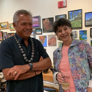 Artists Leighton and Nadja