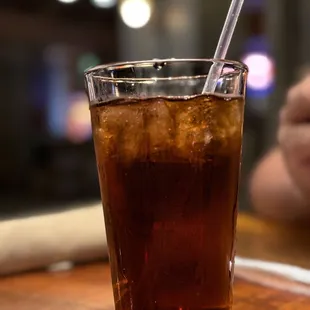 Unsweetened iced tea