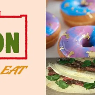 a variety of food items