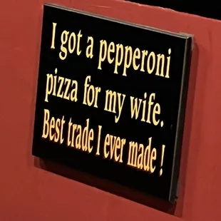i got a pepperoni pizza for my wife best trade i ever made