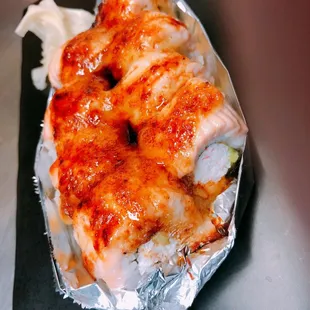 Baked Salmon Roll