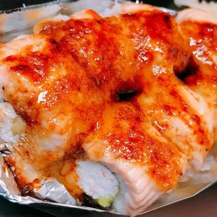 Baked Salmon Roll