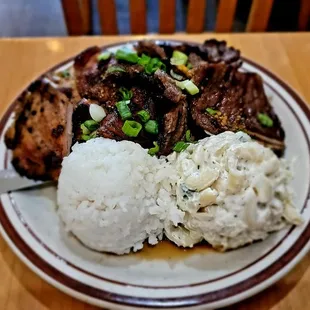 a plate of food