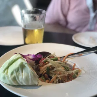 Thai Leaf Wrapped Salad Bites  (Miang Kum)