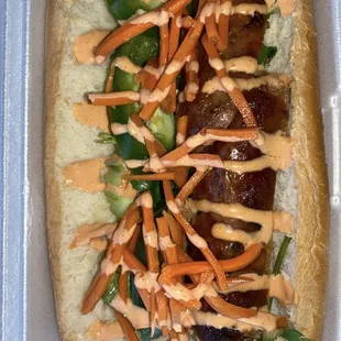 Sausage banh mi