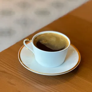 a cup of coffee