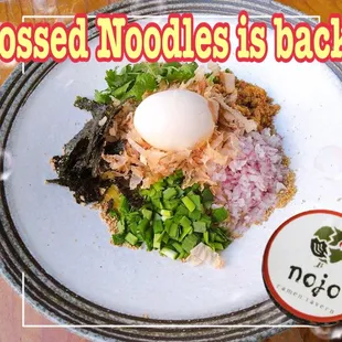 Now available tossed Noodles!! ※very spicy ※