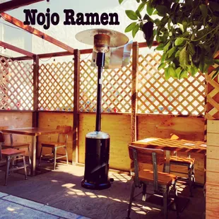 Outdoor seating!!