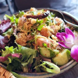 Salmon Larb Salad