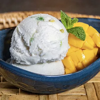 Mango Coconut Ice Cream
