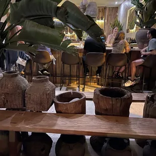 a variety of vases on a table