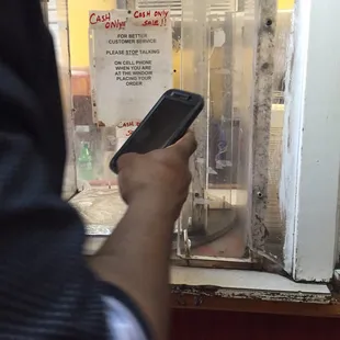 Someone clearly isn't reading the sign!