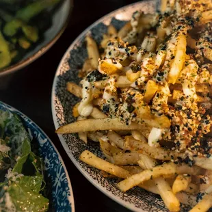 Hurricane Fries, furikake, truffle aioli