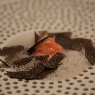 a piece of food on a plate