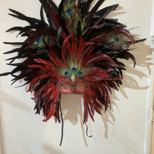 Red and Peacock MASK