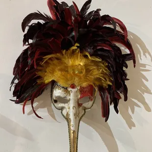 Doctor Mask With Feathers