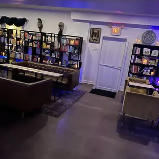 interior, sushi and sashimi