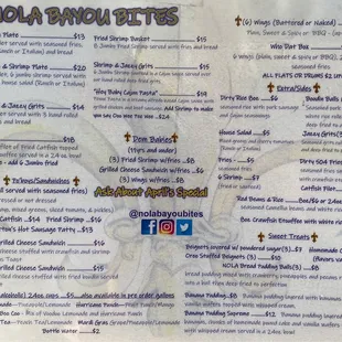 Menu - March 31, 2023