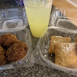 Bread pudding balls