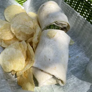 Grilled Chicken Salad Wrap