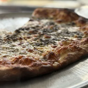 The lemon-mushroom pizza at NOLA Brewing is a must-try.