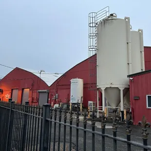 a view of the outside of the brewery