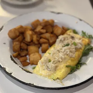 Blue Crab Omelette