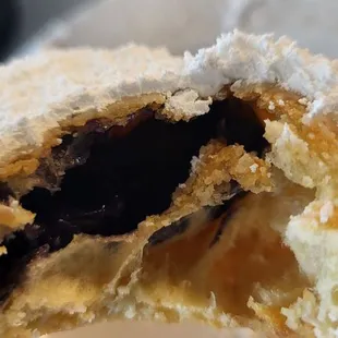 Ummmmmmmmm, inside of the Ube Beignet.