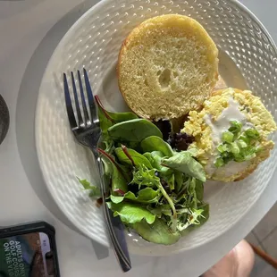 Andouille Egg Scramble Sandwich