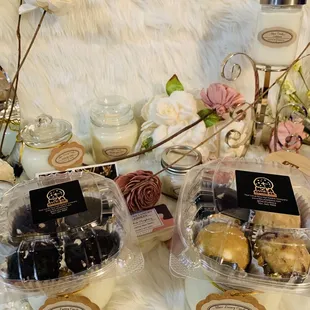 NOLA Cookie Co. pictured with my candle line!