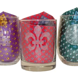 Laser etched glassware. Also available as flutes, pints, beer pitchers, and iced tea pitchers.