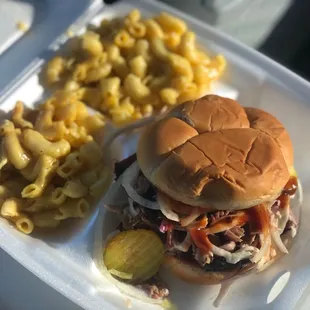 The Big Porker + Mac and Cheese