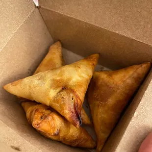 35. 2 Ground Beef Samosa
