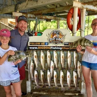 Check out the amount of fish they caught