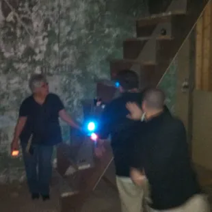 We were talking to ghosts!