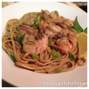 BBQ Shrimp Pasta