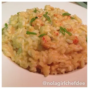 Crawfish Risotto... Personal chef services