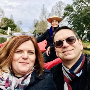 My husband and I with Gondolier Robert.