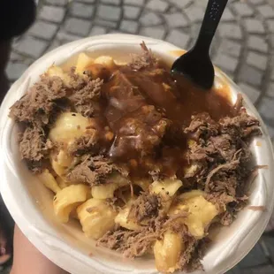 Pork debris mac