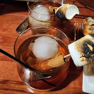 Campfire Old Fashioned. Tastes like fall!