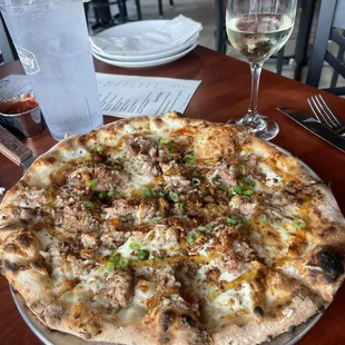 Boudin pizza.