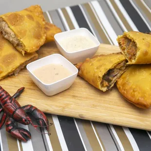 Crawfish &amp; Mushroom Pies