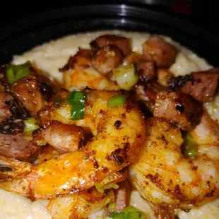 Shrimp &amp; Grits w/Tasso Ham