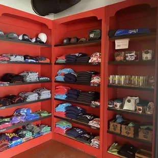 the inside of the store