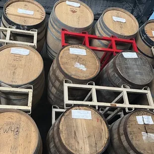 Inside the brewery